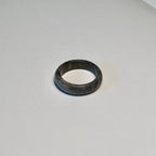 R04 Dark Grey Granite Ring (can be matched with 925 silver necklace)