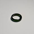 R06 Dark Green Agate Ring (can be matched with 925 silver necklace)
