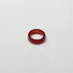R12 深紅瑪瑙介指戒指 Dark Red Agate Ring (可配925銀頸鏈項鏈)