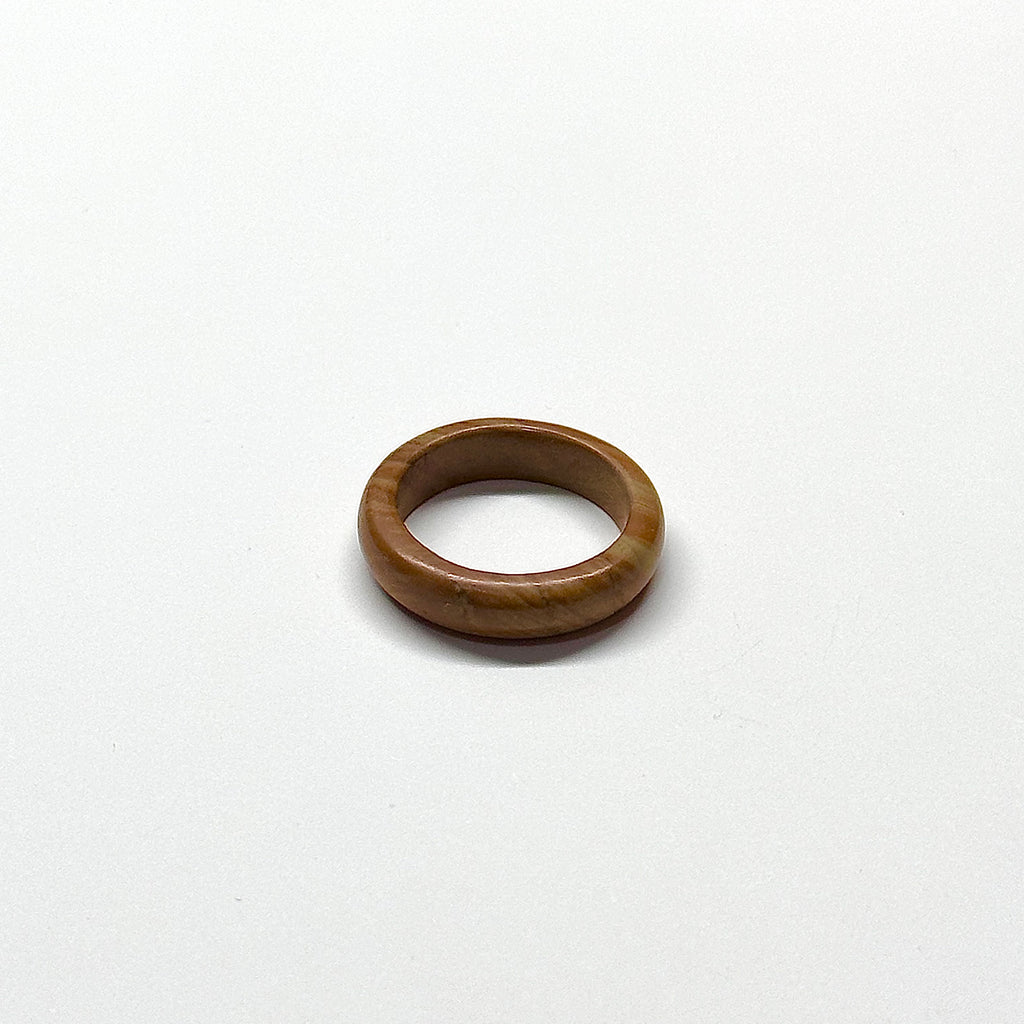 R14 Picture Jasper Ring (can be matched with 925 silver necklace)