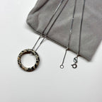 R24 Dalmatian Jasper Ring (can be matched with 925 silver necklace)