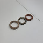 R24 Dalmatian Jasper Ring (can be matched with 925 silver necklace)