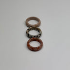 R25 Flower Jasper Ring (can be matched with 925 silver necklace)