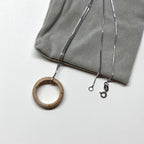 R23 Woody Granite Ring (can be matched with 925 silver necklace)