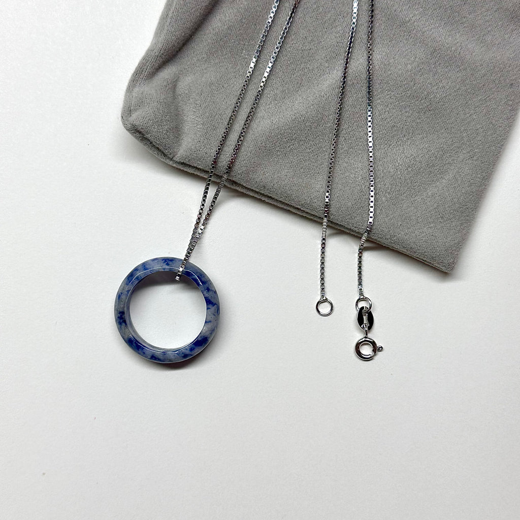 R22 Blue Spot Ring (can be matched with 925 silver necklace)