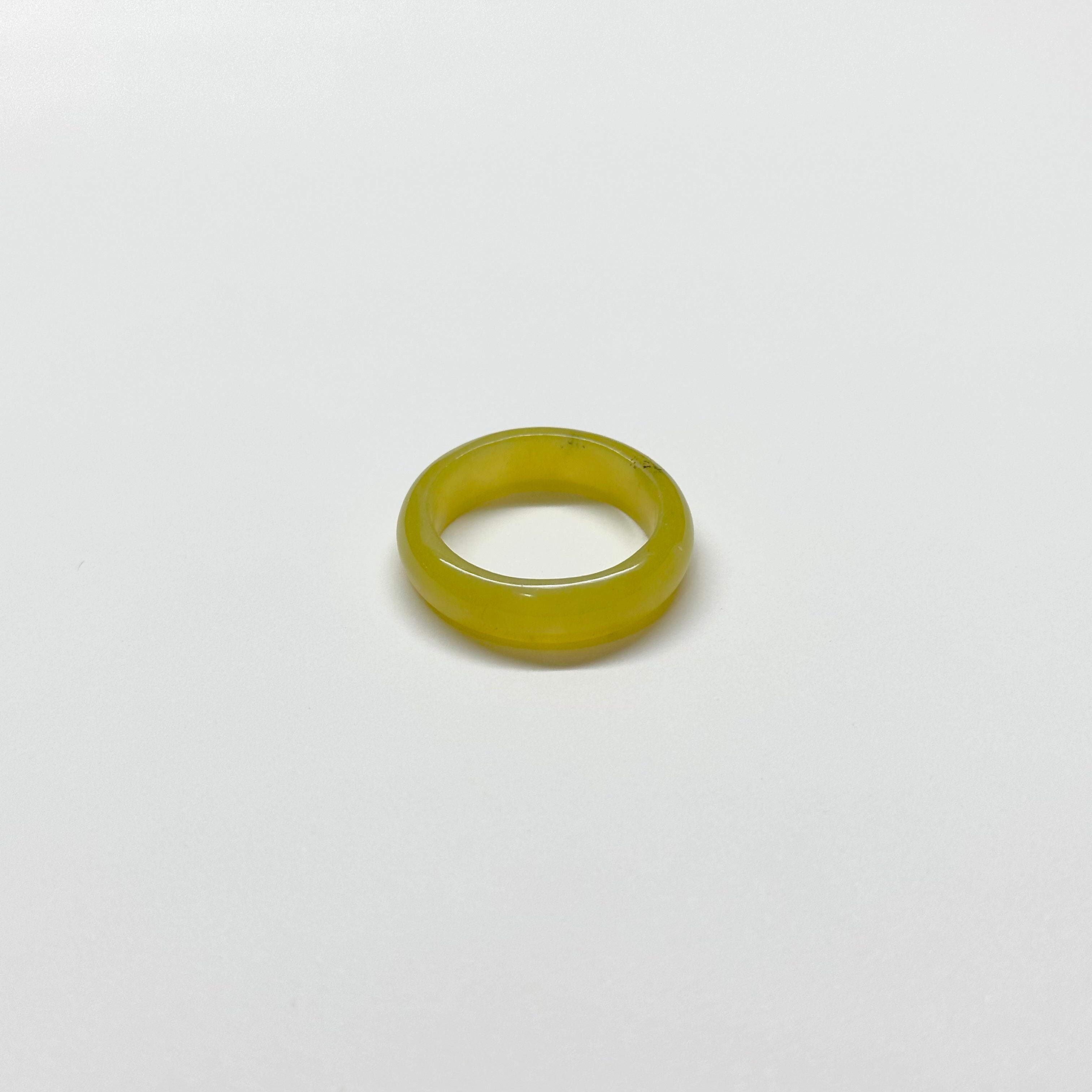 R19 Green Jade Ring (can be matched with 925 silver necklace)