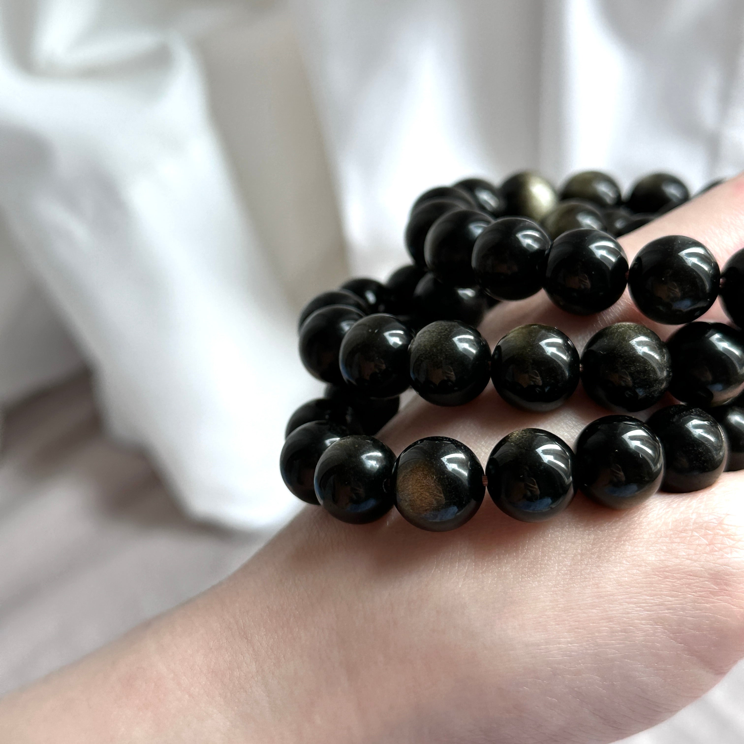 B80 金曜石純珠手鏈手串