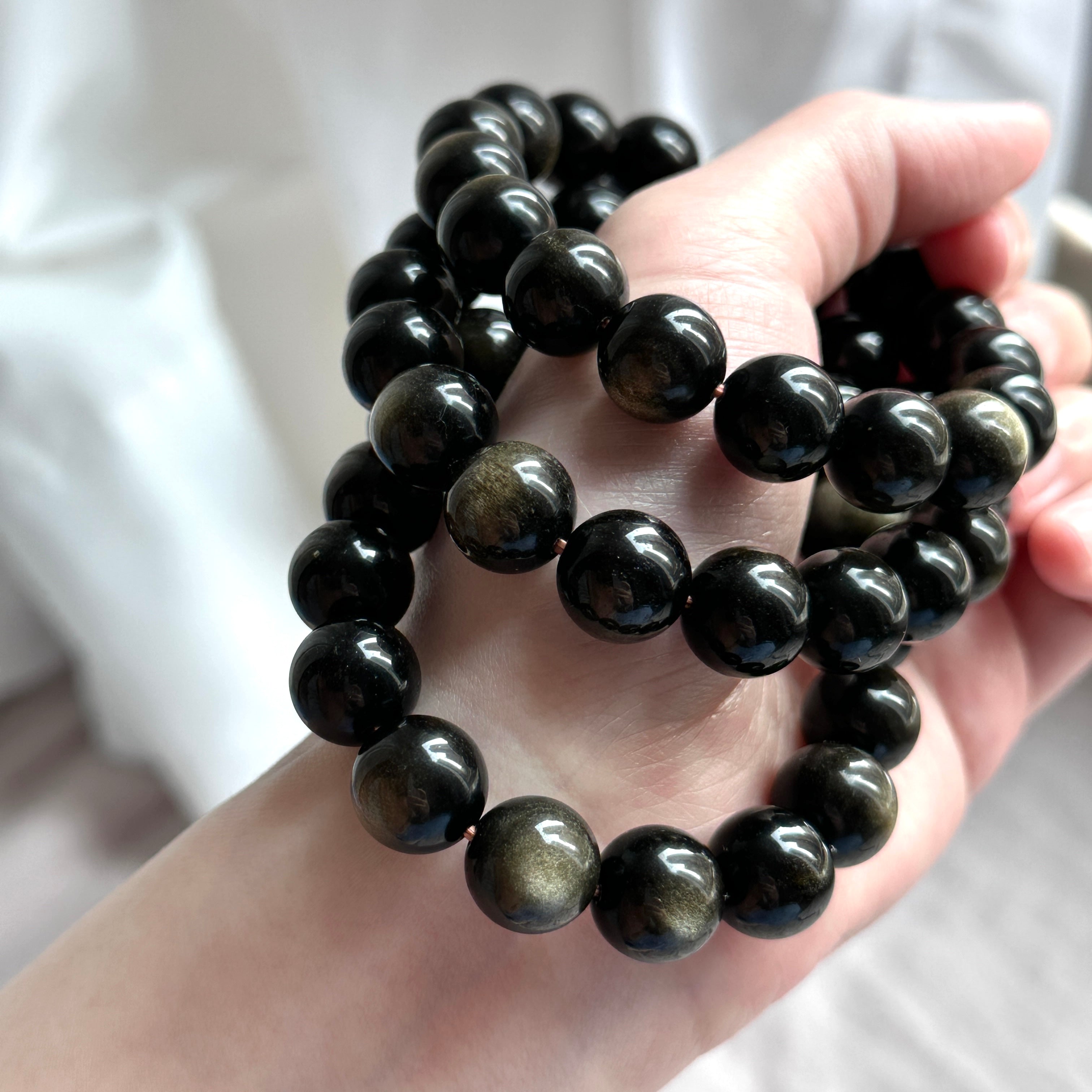 B80 金曜石純珠手鏈手串