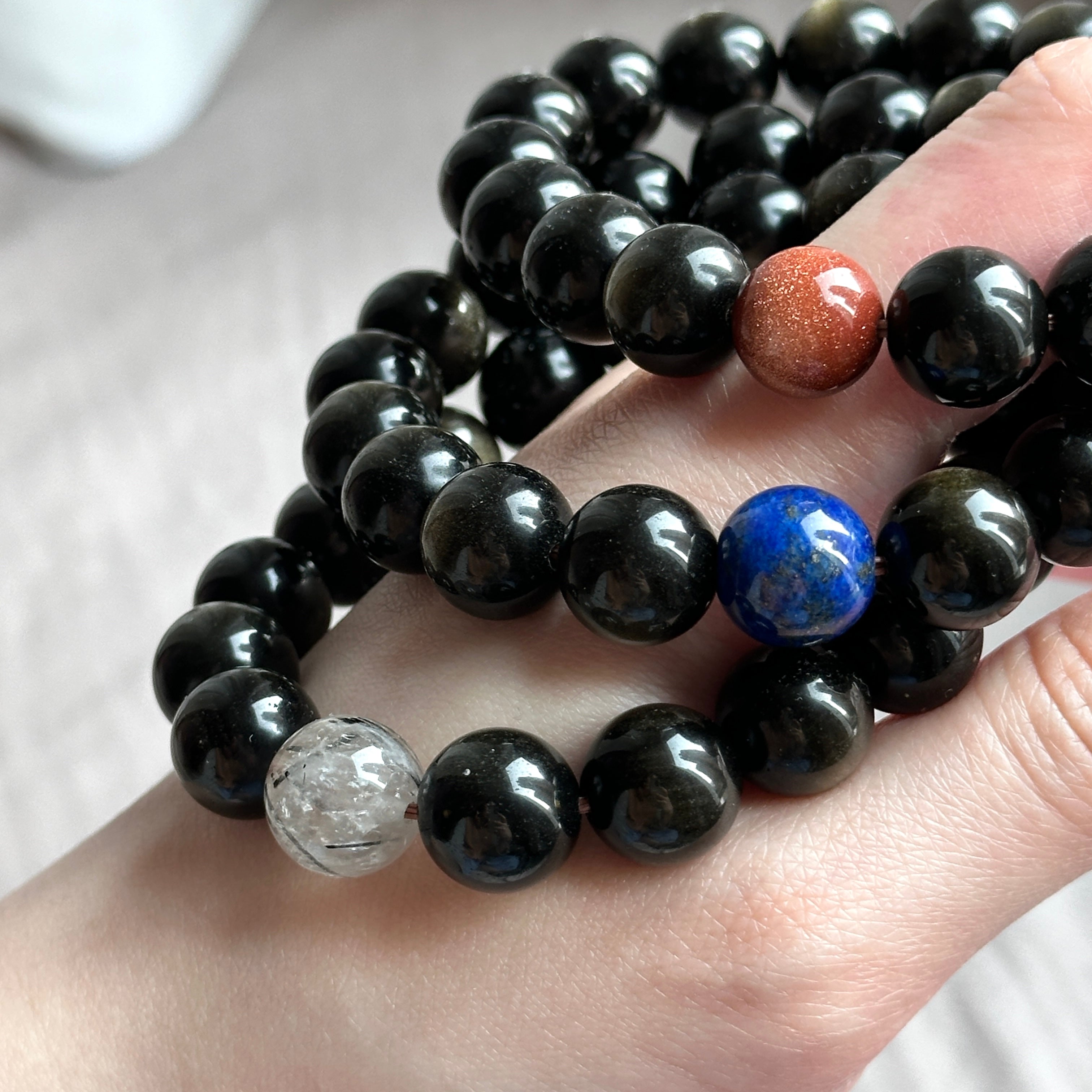 B42 Obsidian Bracelet