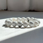 B92【印第安聖石】白松石純珠手鏈手串