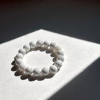 B92【印第安聖石】白松石純珠手鏈手串