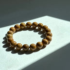 B85 【萬年沉積斷層石】木紋石純珠手鏈手串