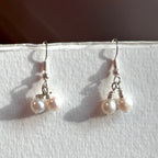 E29 [Glass meteorite] Libyan gold meteorite gold-plated earrings