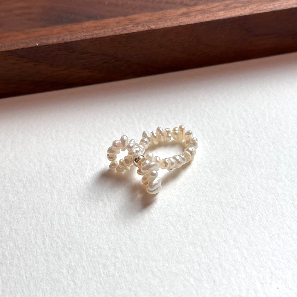 R31【Pearl Ring】Classic and simple natural freshwater pearl ring