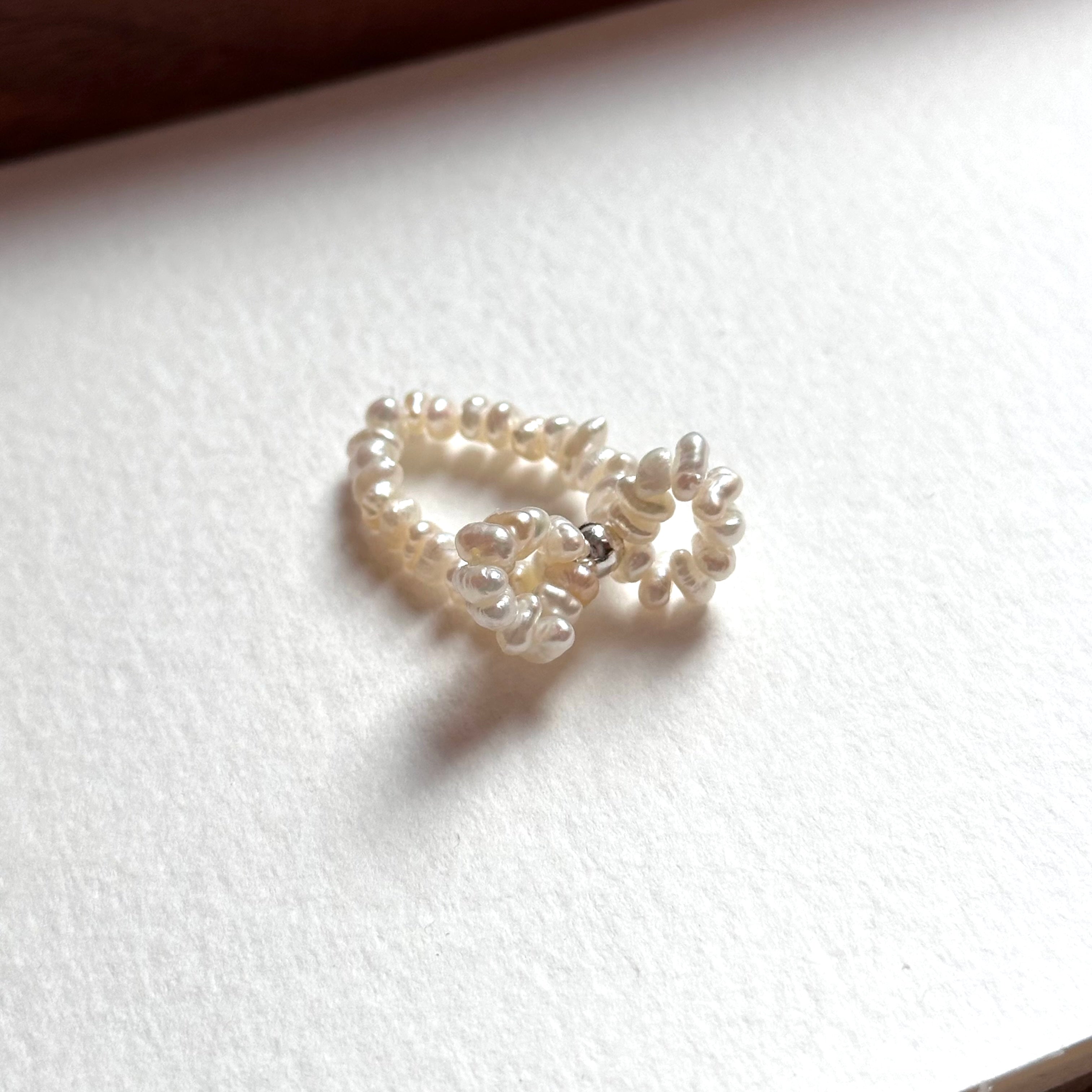 R31【Pearl Ring】Classic and simple natural freshwater pearl ring