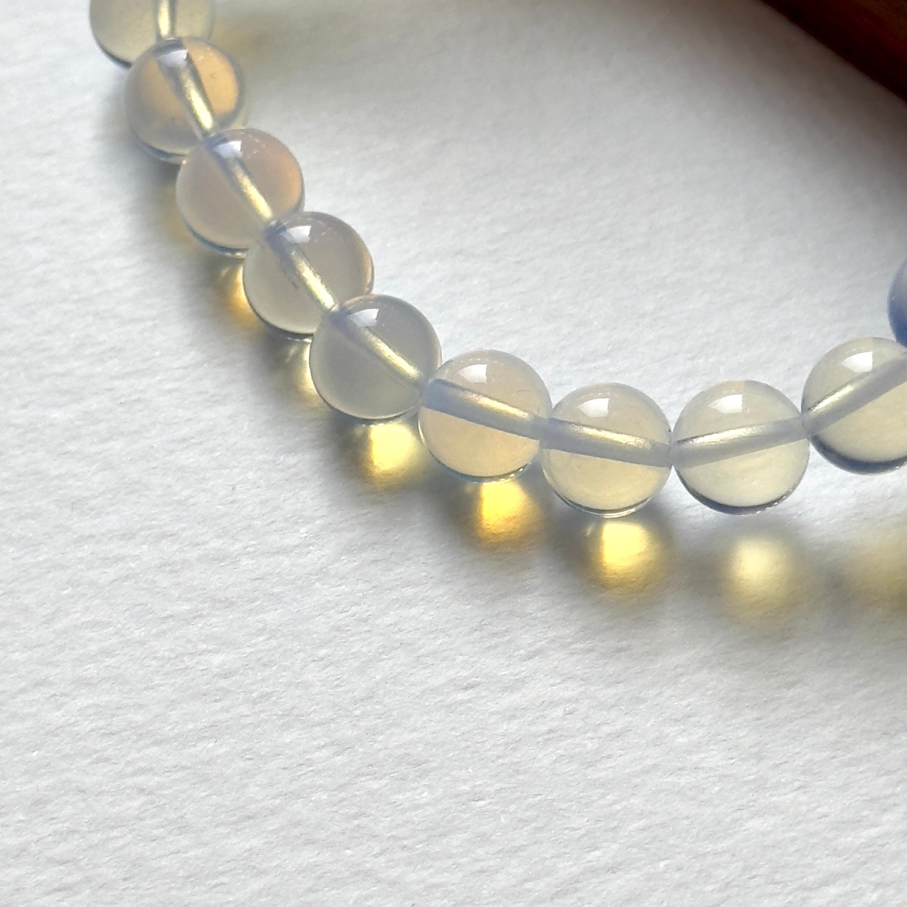 BS274 [Libra Scorpio Capricorn Aquarius | October/January] Opal Garnet Simple 18K Gold-plated Bracelet