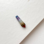 TS26【水晶滾石】七脈輪迷你版六角柱 辦公室家中療癒 裝置擺飾 能量