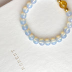 BS275 [Libra Scorpio Sagittarius | October/November] Opal Citrine Simple 18K Gold-plated Bracelet