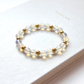BS271 [Libra-Scorpio | October] Opal Simple 18K Gold Plated Bracelet