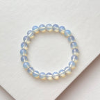 B34 【天秤天蠍座|10月】蛋白石純珠手鏈手串