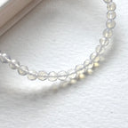 B101【天秤天蠍座|10月】蛋白石切角純珠手鏈手串