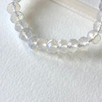 B102【天秤天蠍座|10月】蛋白石切角橢圓純珠手鏈手串