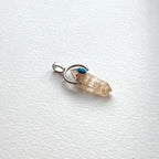 N90【Protection and Implementation】Hematite Peace Buckle Gold-plated Necklace