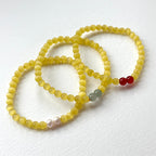 BS278 [Stone of Luck] Cat's Eye Stone - Red Agate | Tianshan Jade | Freshwater Pearl | Light Bracelet