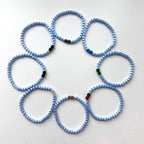 BS279 Blue Cat's Eye | Black Agate | Garnet | Amethyst | Blue Agate | Green Agate | Red Agate | Strawberry Quartz | Rose Quartz Bracelet