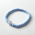 BS281 Blue Cat's Eye Stone | Rose Quartz Bracelet