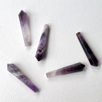 TS32【水瓶雙魚|2月誕生石】紫水晶|迷你六角柱 辦公室家中療癒 擺飾