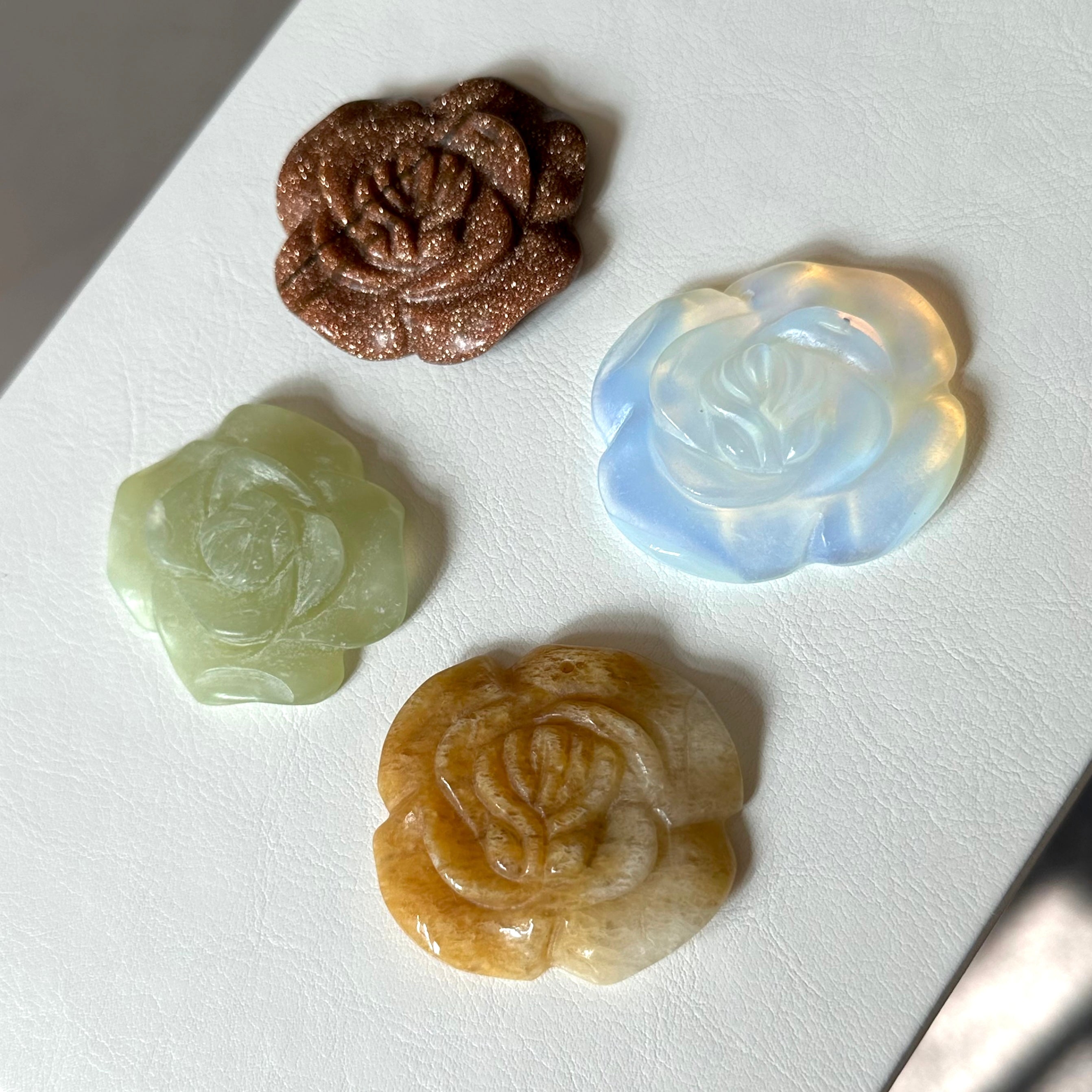 TS30【原石】金砂石蛋白石黃壁玉綠壁玉雕花擺設