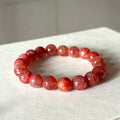 B107 [Libra Scorpio | October] Rose Quartz Cut-angle Pure Bead Bracelet